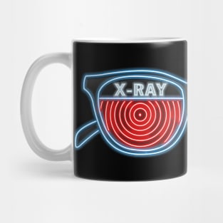 X Ray Glasses neon Mug